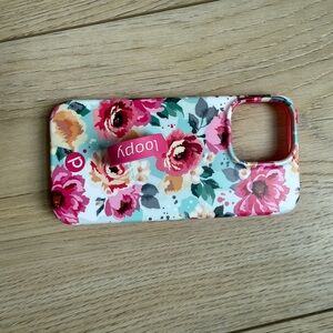 Loopy Case Floral Phone Case - Pink and White